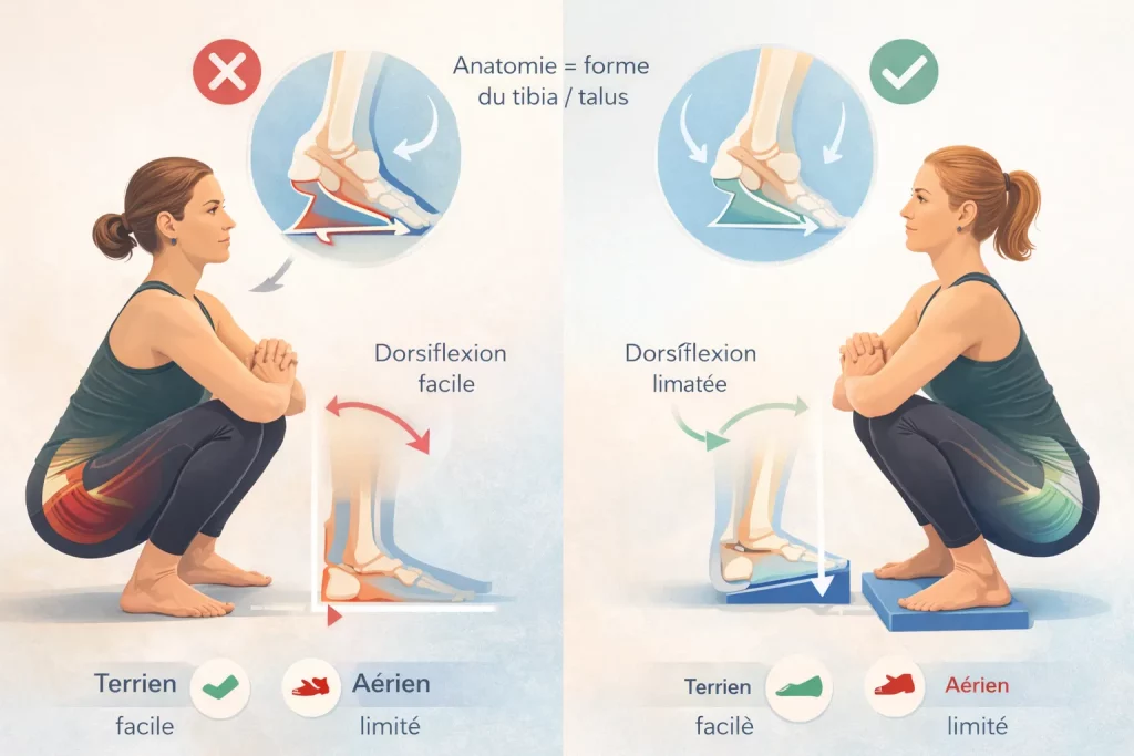 Malāsana (yogi squat)